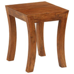 Mesas apilables 3 pzas madera maciza acacia marrón 50x35x50 cm