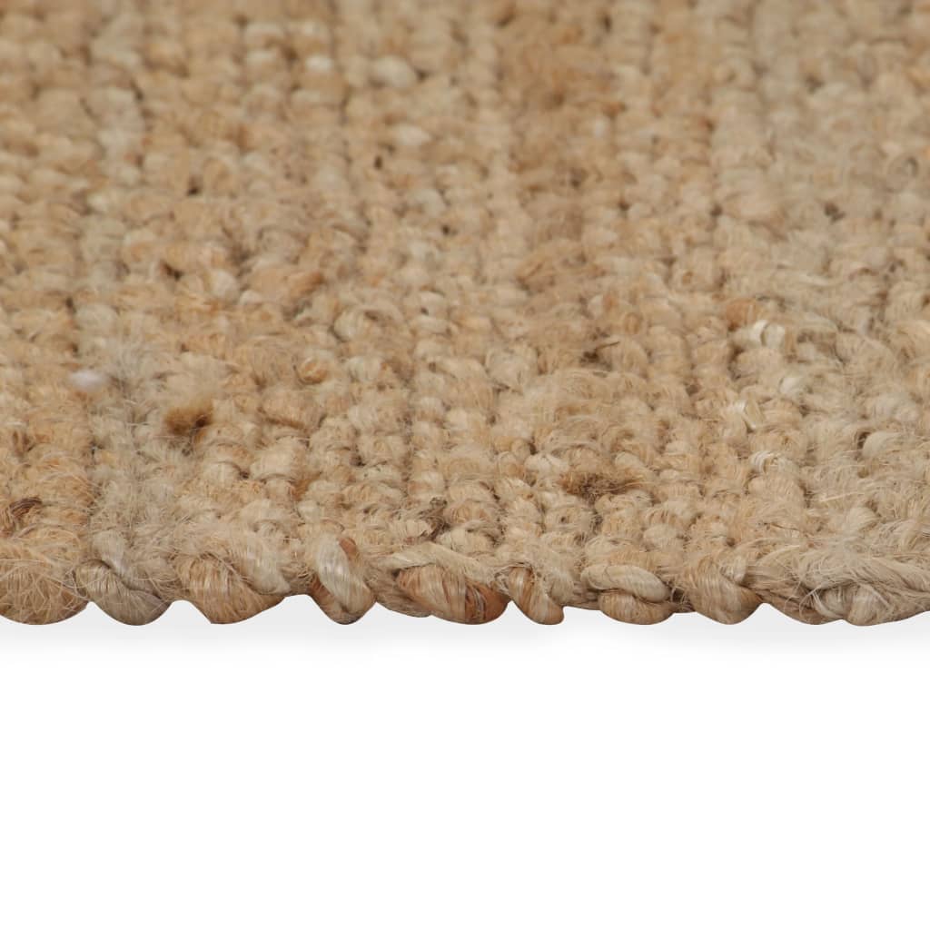 Alfombra de yute tejida a mano 120x180 cm natural