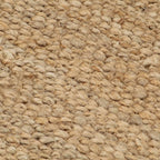 Alfombra de yute tejida a mano 120x180 cm natural
