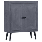 Aparador de madera maciza de mango 60x30x76 cm