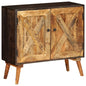 Aparador de madera maciza de mango 85x30x75 cm