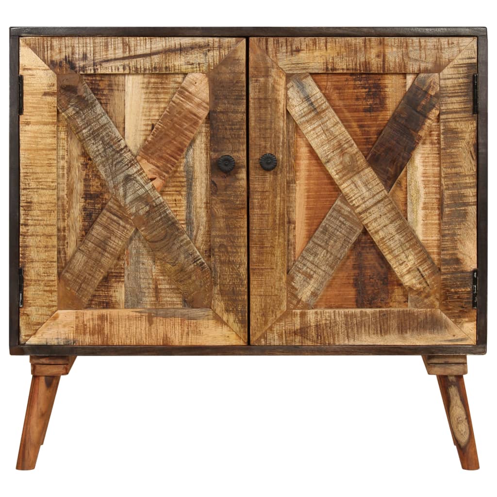 Aparador de madera maciza de mango 85x30x75 cm