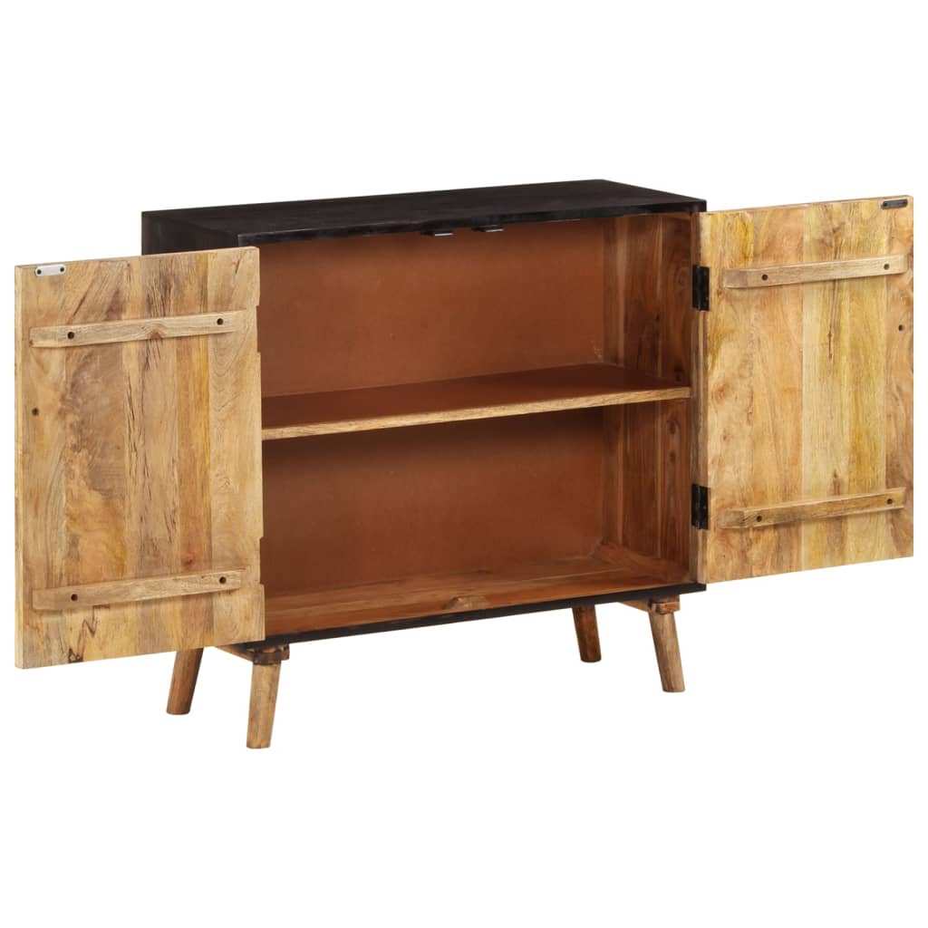 Aparador de madera maciza de mango 85x30x75 cm