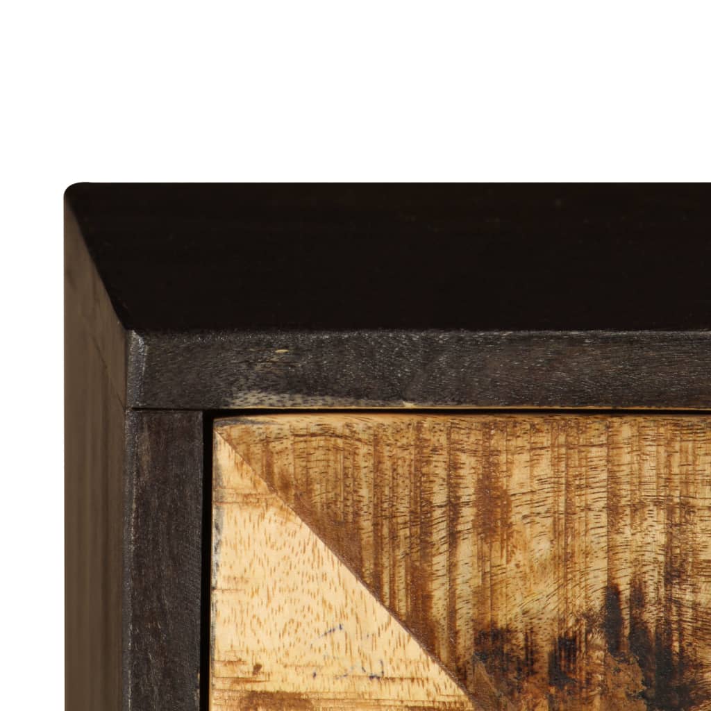 Aparador de madera maciza de mango 85x30x75 cm