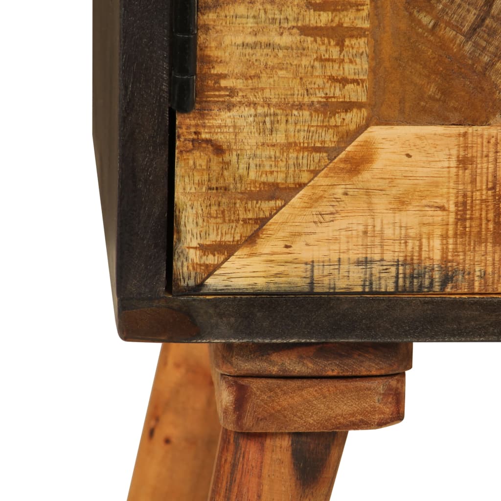 Aparador de madera maciza de mango 85x30x75 cm