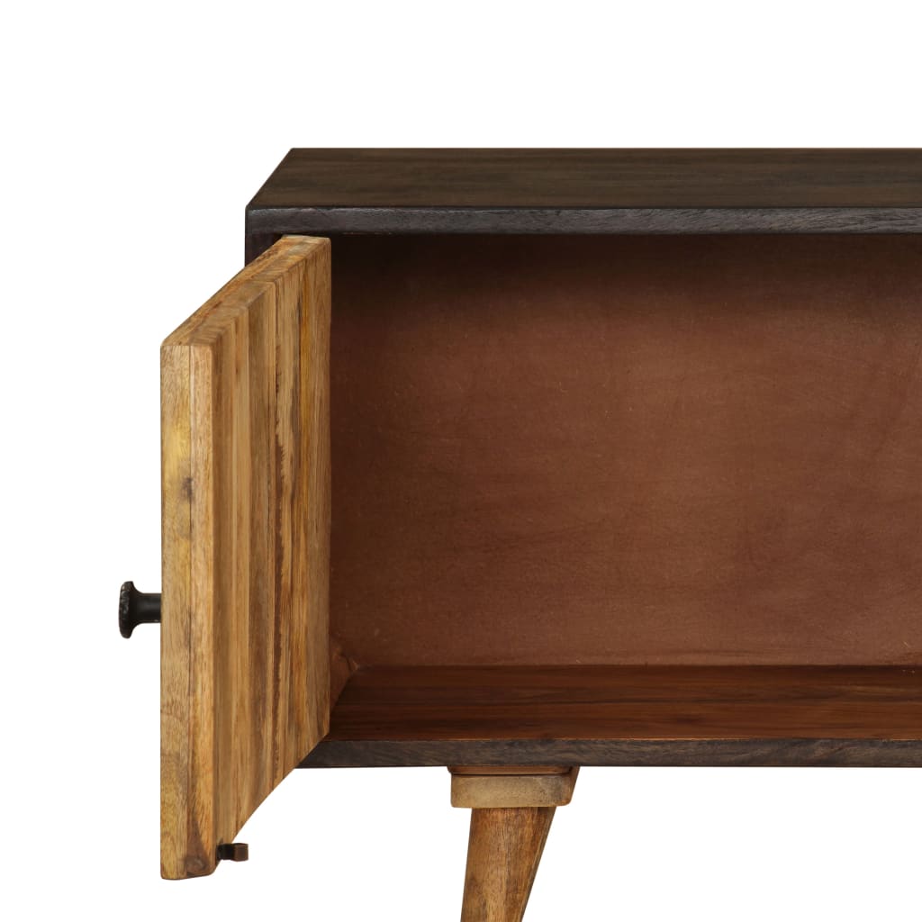 Mueble para TV de madera maciza de mango 140x30x45 cm