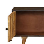 Mueble para TV de madera maciza de mango 140x30x45 cm