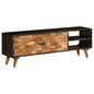 Mueble para TV de madera maciza de mango 140x30x45 cm