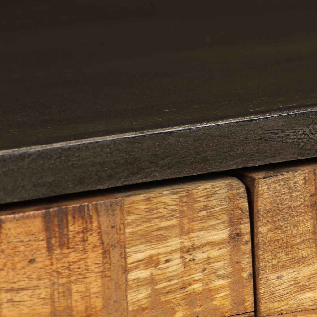 Mueble para TV de madera maciza de mango 140x30x45 cm