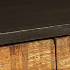 Mueble para TV de madera maciza de mango 140x30x45 cm