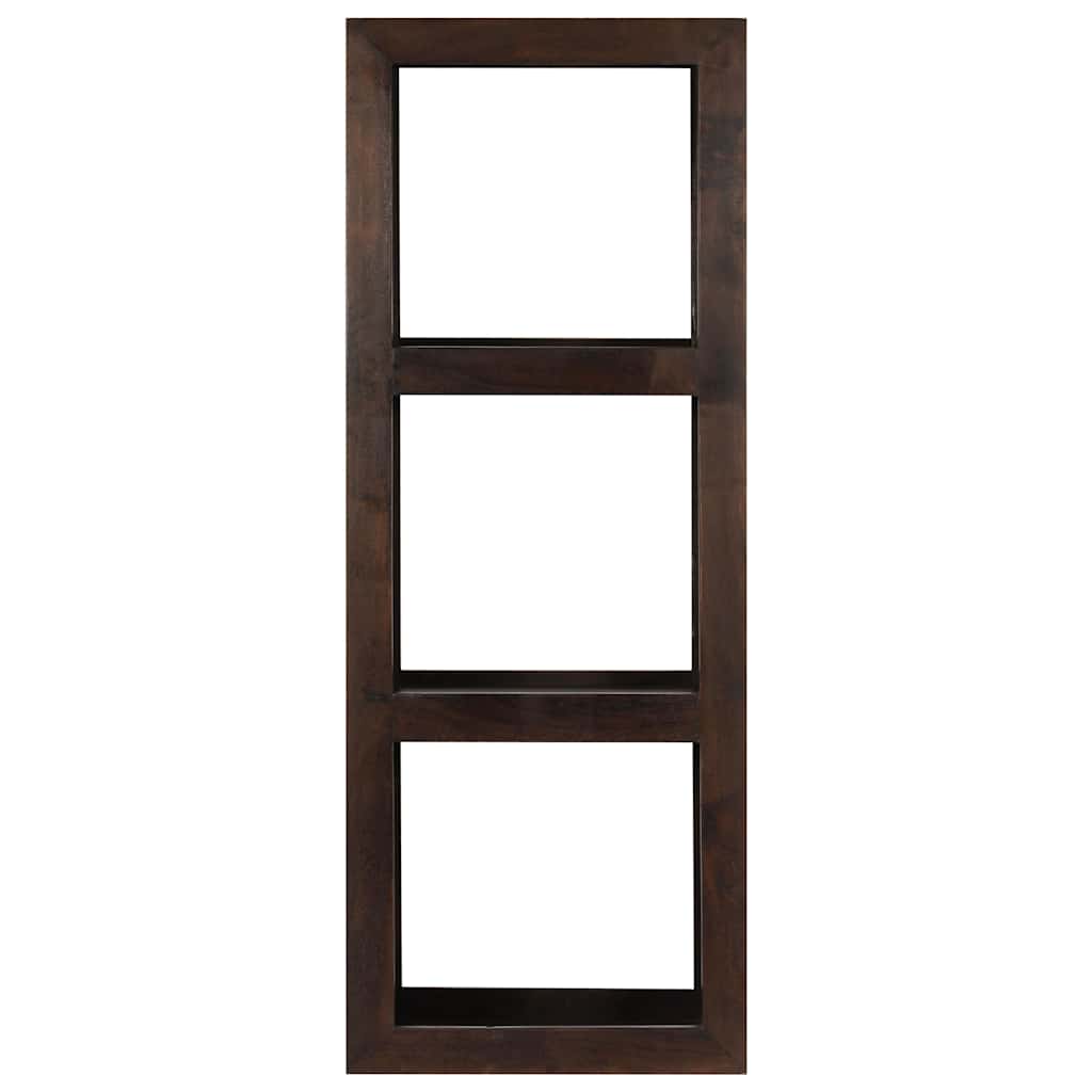Armario consola de madera maciza de acacia 40x30x110 cm
