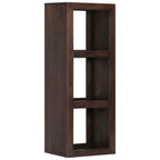 Armario consola de madera maciza de acacia 40x30x110 cm