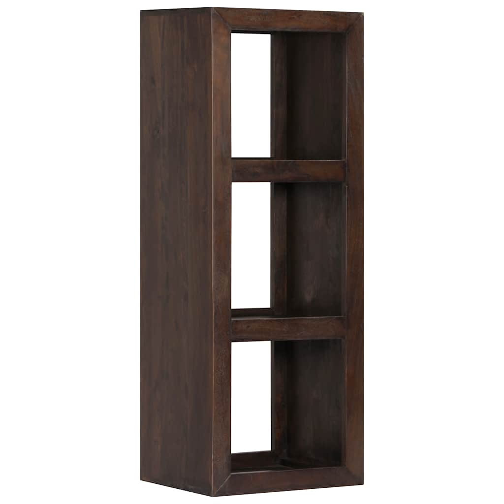 Armario consola de madera maciza de acacia 40x30x110 cm
