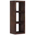 Armario consola de madera maciza de acacia 40x30x110 cm