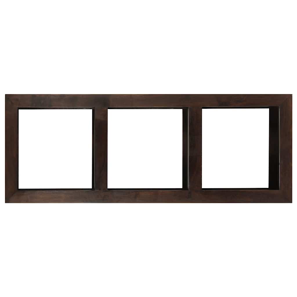 Armario consola de madera maciza de acacia 40x30x110 cm