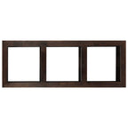 Armario consola de madera maciza de acacia 40x30x110 cm
