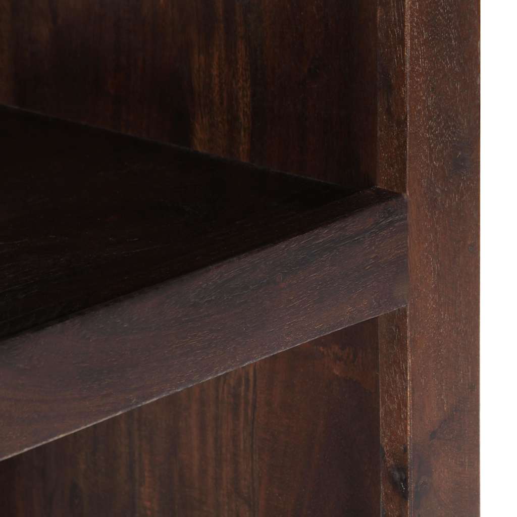 Armario consola de madera maciza de acacia 40x30x110 cm