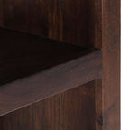 Armario consola de madera maciza de acacia 40x30x110 cm