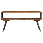 Mesa de centro de madera maciza acacia 95x40x45 cm