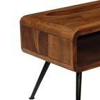 Mesa de centro de madera maciza acacia 95x40x45 cm
