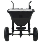 Carrito de mano esparcidor de sal PVC y acero 106x73x76 cm 45 L