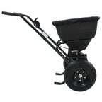 Carrito de mano esparcidor de sal PVC y acero 106x73x76 cm 45 L