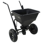 Carrito de mano esparcidor de sal PVC y acero 106x73x76 cm 45 L