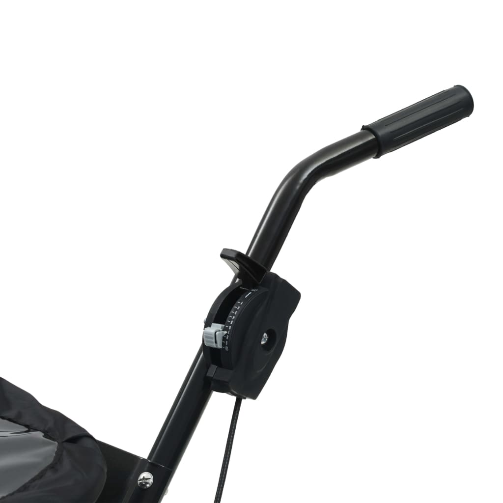 Carrito de mano esparcidor de sal PVC y acero 106x73x76 cm 45 L