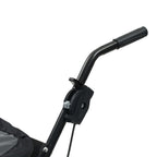 Carrito de mano esparcidor de sal PVC y acero 106x73x76 cm 45 L