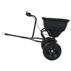 Carro remolque esparcidor de sal PVC y acero 125x74x79 cm 45 L