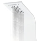 Columna panel de ducha aluminio blanco 20x44x130 cm