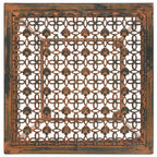 Juego de soportes de planta 3 pzas estilo vintage metal oxidado