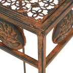Juego de soportes de planta 3 pzas estilo vintage metal oxidado