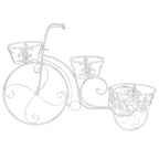 Soporte de plantas con forma de bicicleta metal estilo vintage