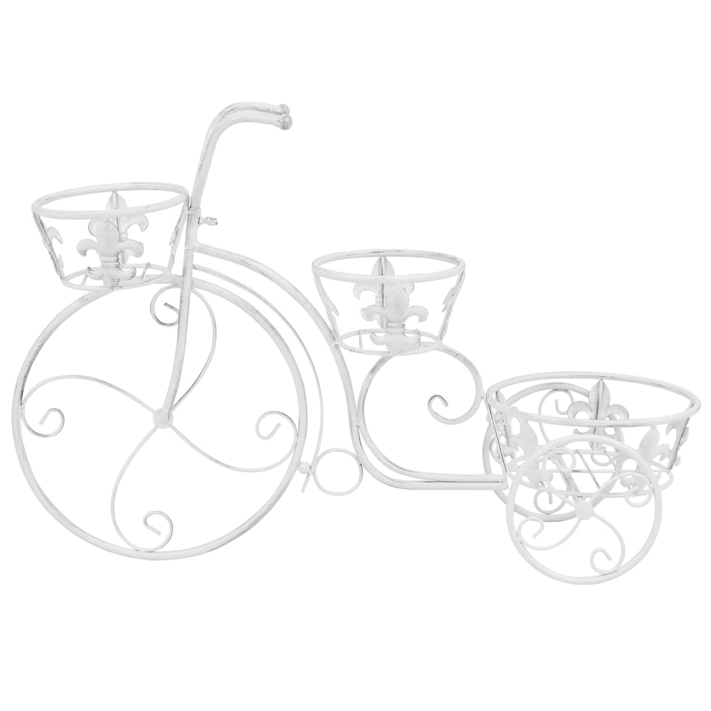 Soporte de plantas con forma de bicicleta metal estilo vintage