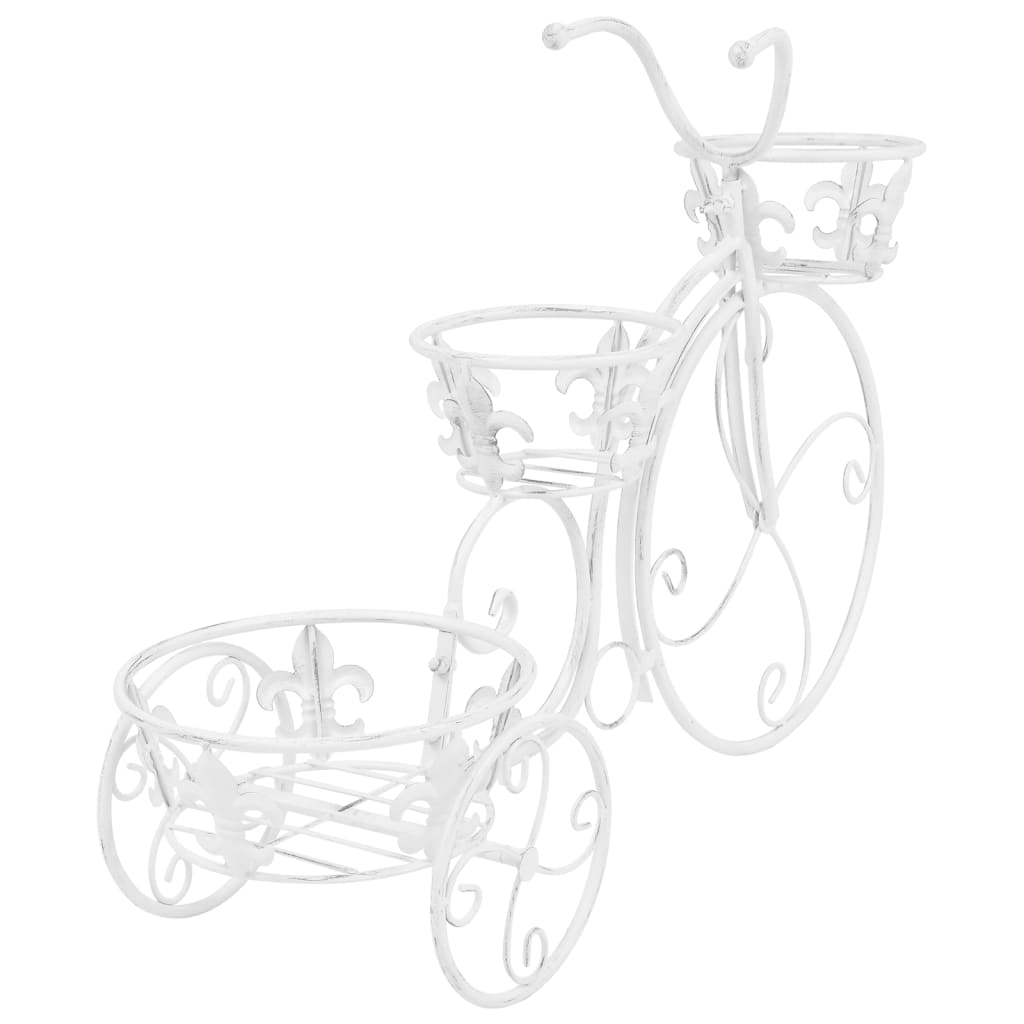 Soporte de plantas con forma de bicicleta metal estilo vintage