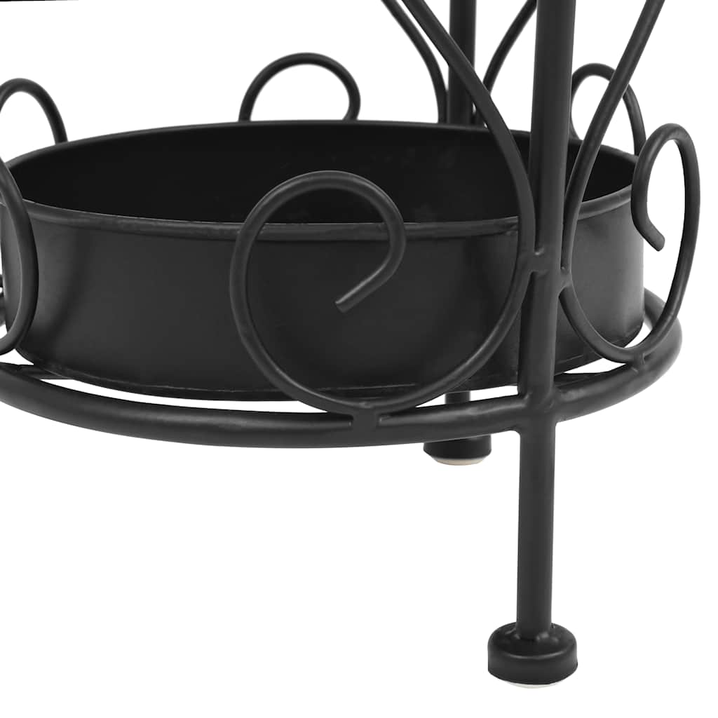 Paragüero estilo vintage metal 26x46 cm negro