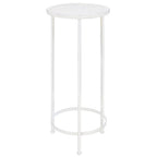 Set de soportes para plantas estilo vintage 3 uds metal blanco