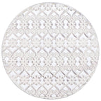 Set de soportes para plantas estilo vintage 3 uds metal blanco