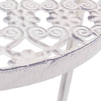 Set de soportes para plantas estilo vintage 3 uds metal blanco