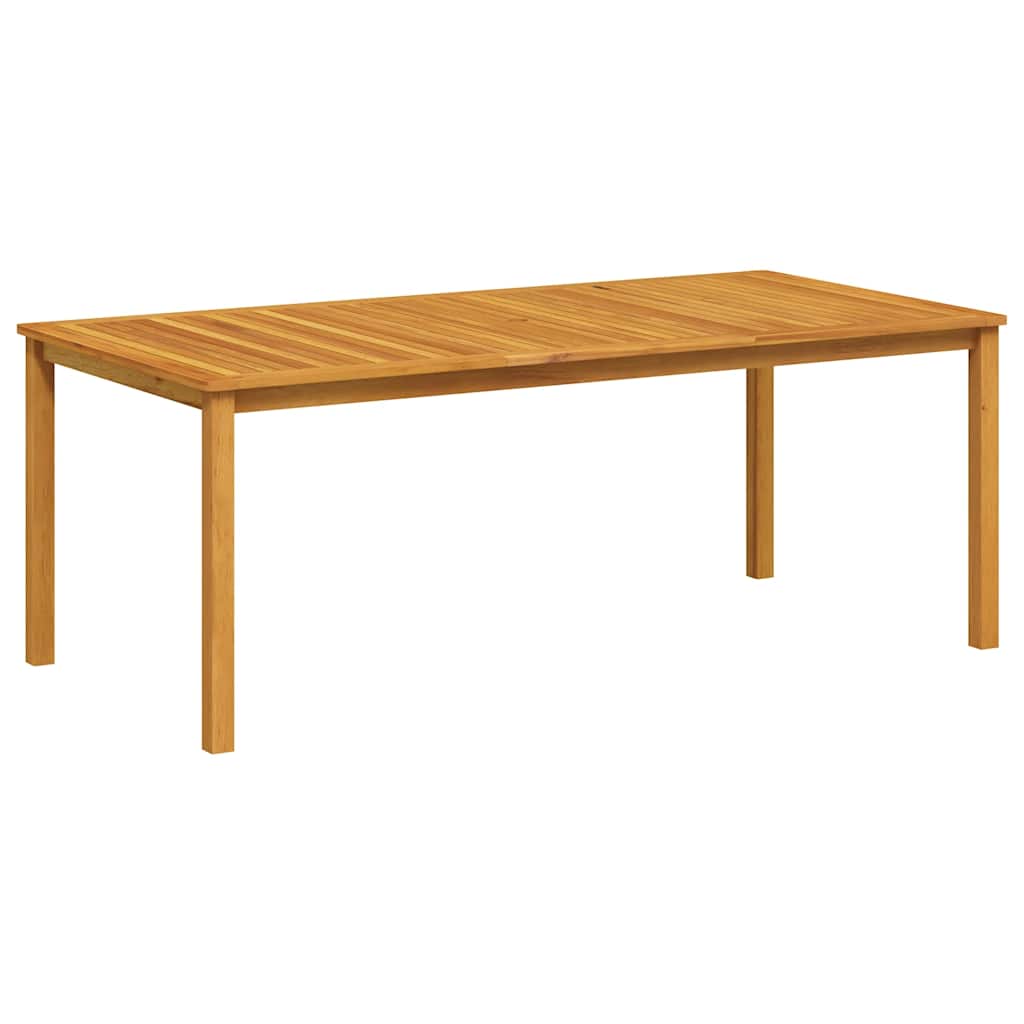 Mesa de comedor de jardín madera maciza de acacia 110x110x75 cm