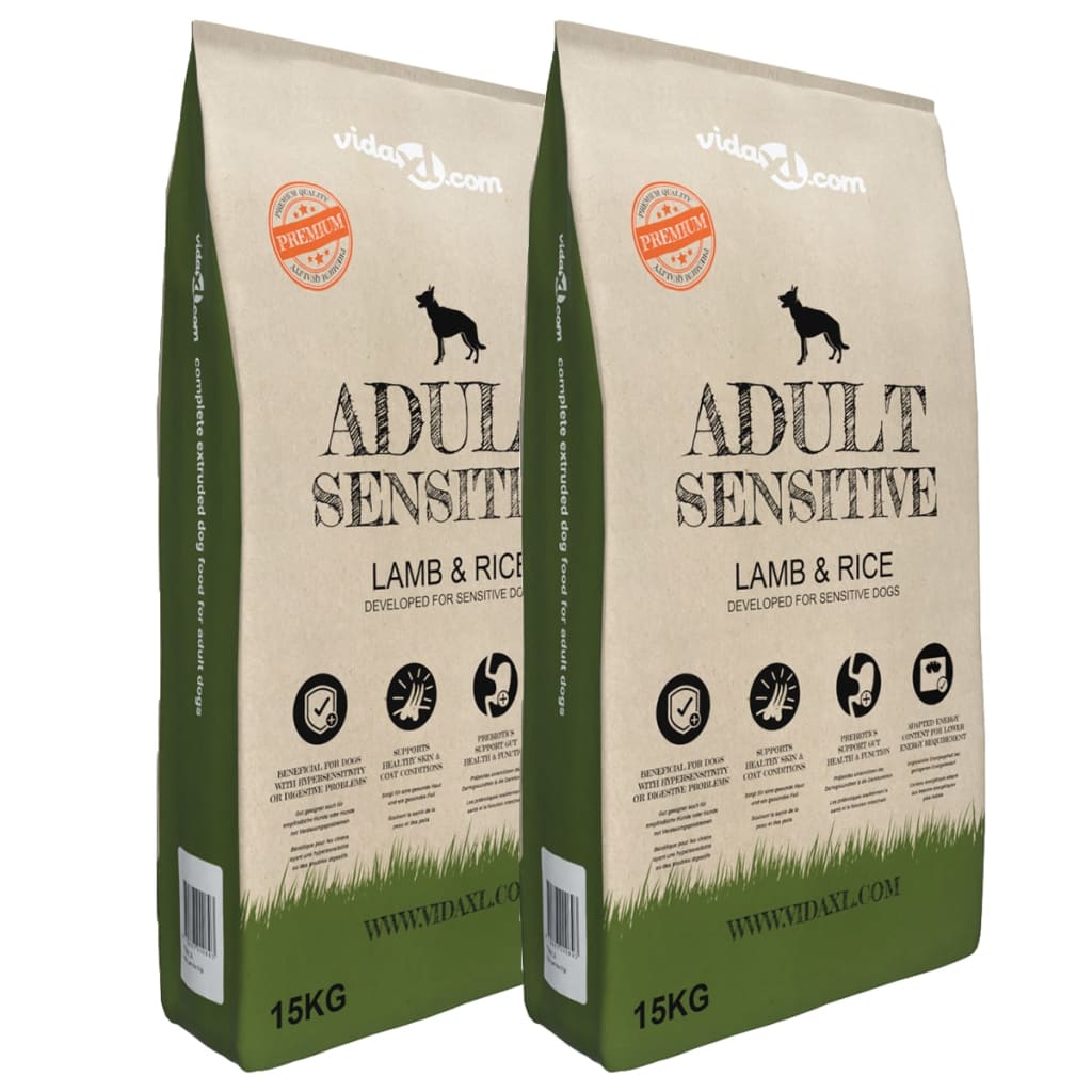 Comida seca para perro Adult Sensitive Lamb & Rice 2 Uds 30 kg