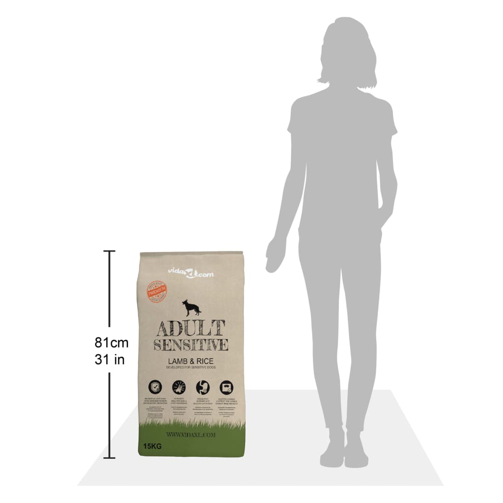 Comida seca para perro Adult Sensitive Lamb & Rice 2 Uds 30 kg