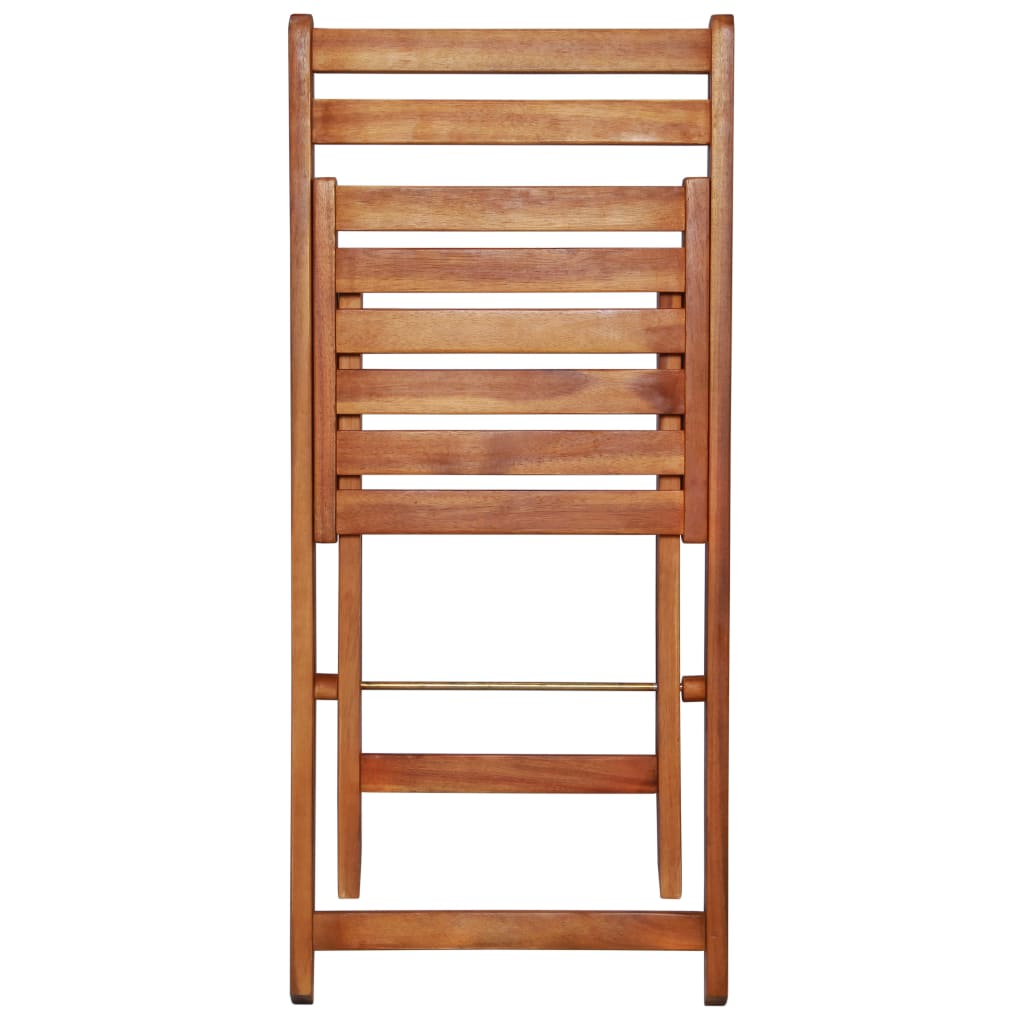 Sillas de bistró 2 unidades madera maciza de acacia