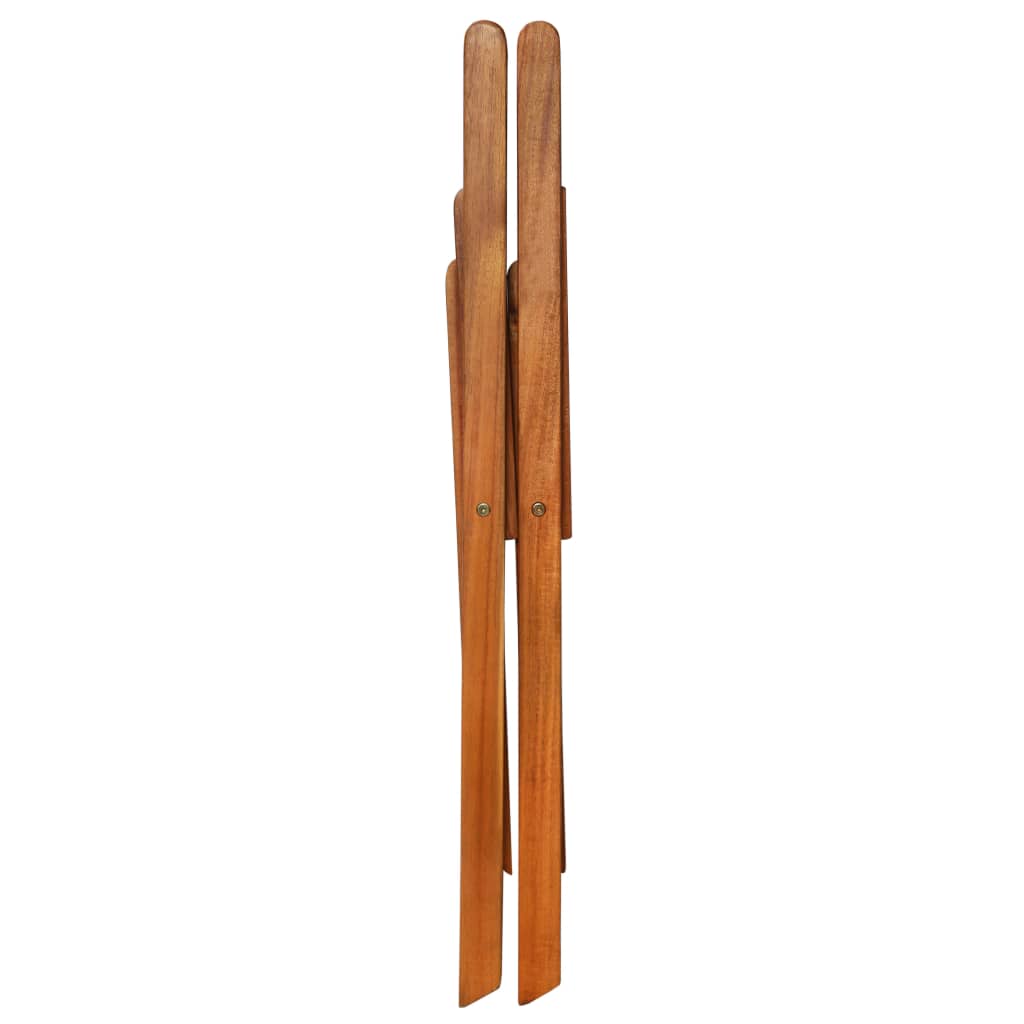 Sillas de bistró 2 unidades madera maciza de acacia