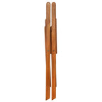 Sillas de bistró 2 unidades madera maciza de acacia