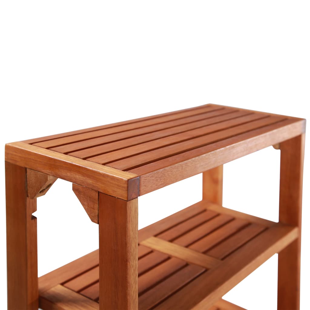Juego de bistró plegable de 3 piezas madera maciza de acacia