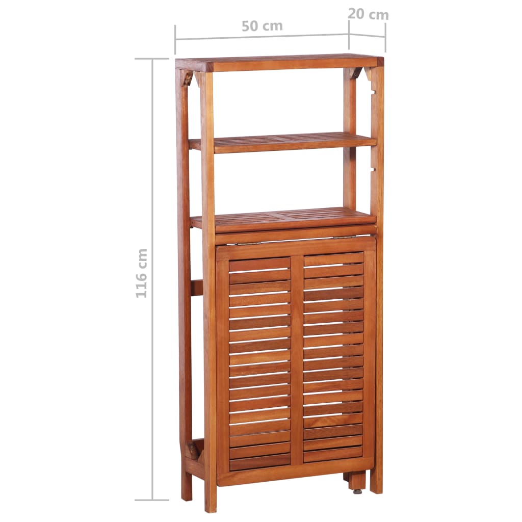 Juego de bistró plegable de 3 piezas madera maciza de acacia