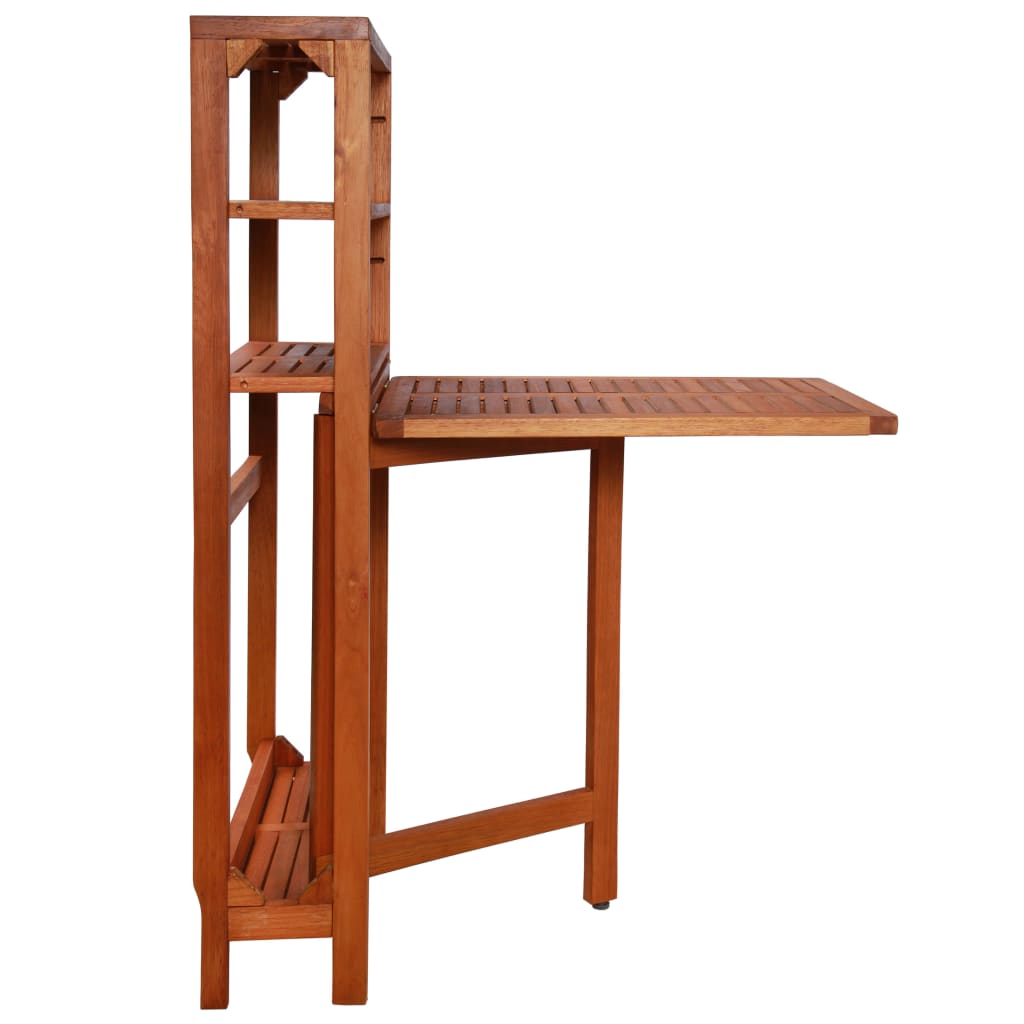 Juego de bistró plegable de 3 piezas madera maciza de acacia