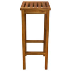 Taburetes de cocina 2 unidades madera maciza de acacia